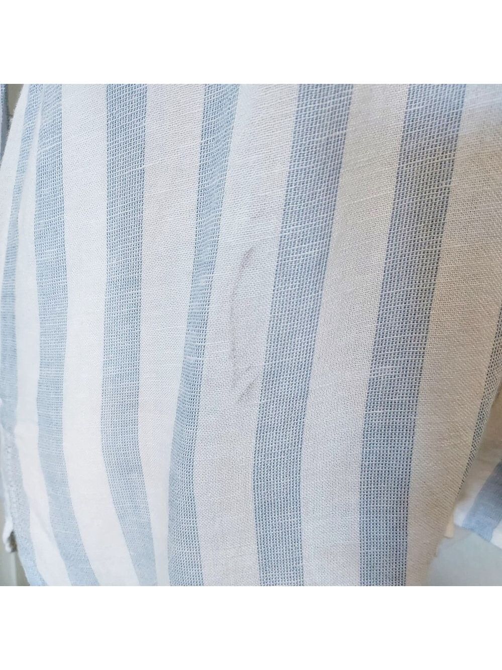 Thread & Supply Blue & White Striped Button Up Size XS - Picture 11 of 11